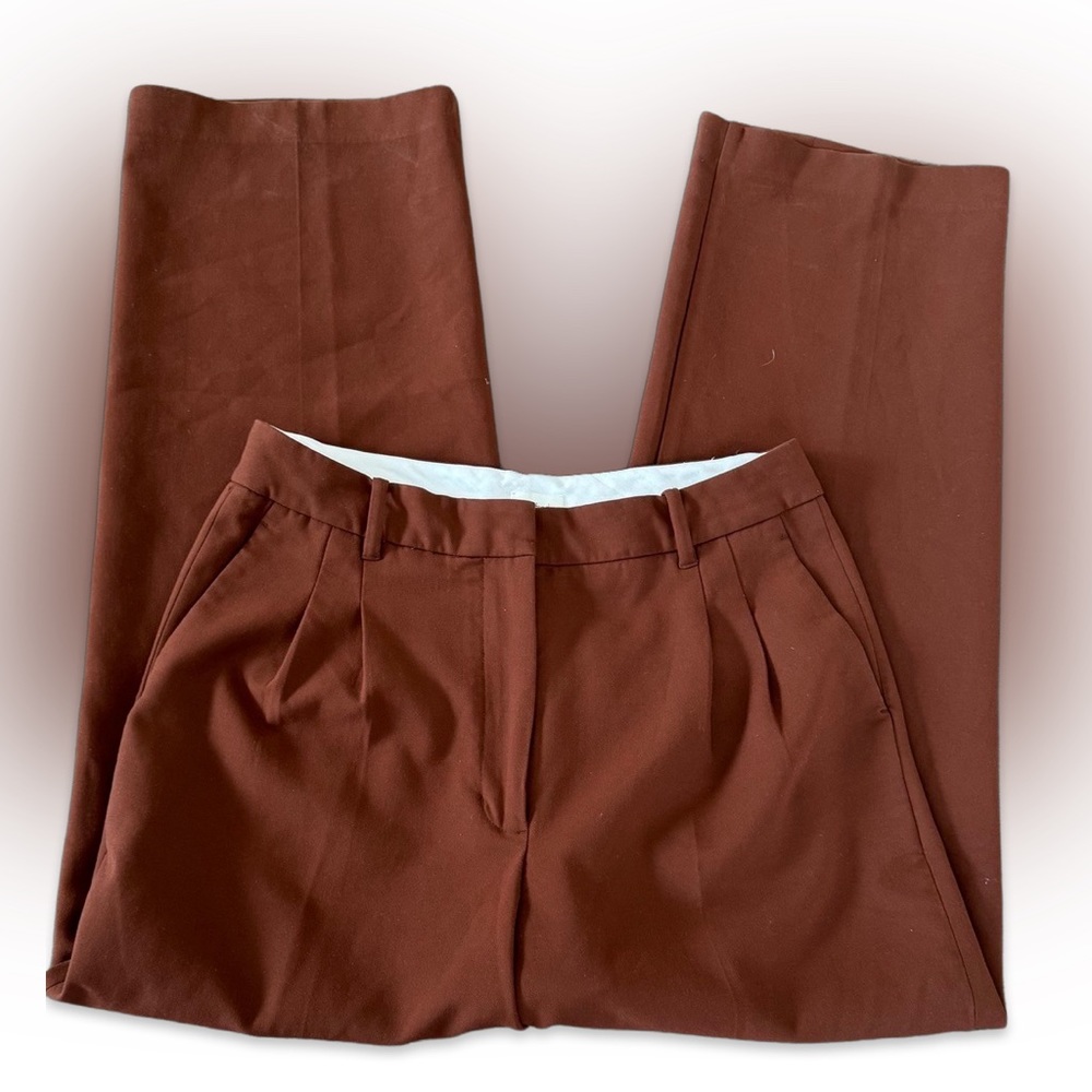 Wilfred Rust Brown Tailored Trousers
